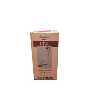 LUTRON DVELV-303P-IV DIVA 300W ELV 3-WAY DIMMER LIGHT IVORY NEW